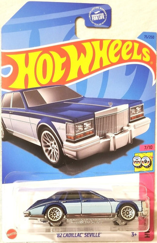 Mattel Hot Wheels Cadillac Seville 82 The 80´s Azul 