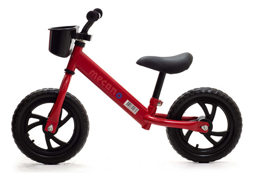 Camicleta Con Canasto Sin Pedales Infantil Aluminio Love 075 Rojo