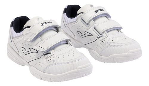 Tenis Para Niño Cómodos Escolar Ultra Ligeros Color Blanco