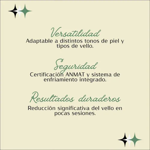 Tratamiento Sesiones Depilación Definitiva Laser Unisex