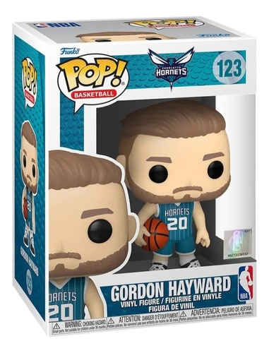 Funko Pop Hornets Nba - Gordon Hayward (teal Jersey)