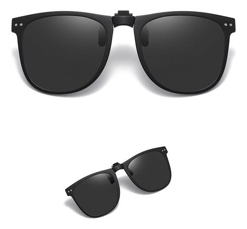 Protección Uv Gafas De Sol Plegables Con Clip Polarizadas