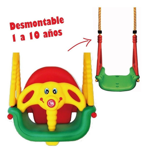 Hamaca + Tobogan Infantil Elefantito P Niños - Hasta 35 Kg !
