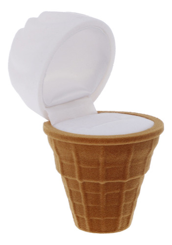 Decoración De Cono De Helado, Caja De Anillos De Helado, Dec