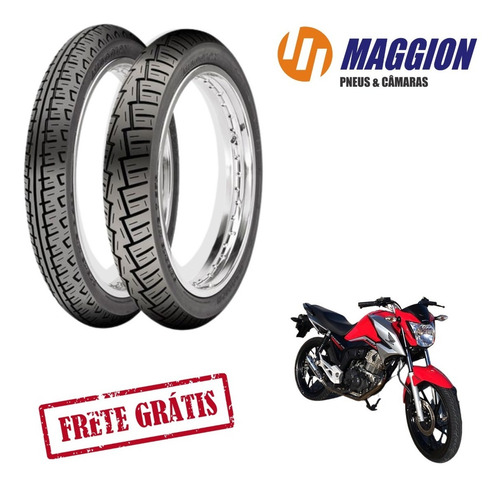 Par Pneu Maggion Winner S/c 2,75 E 100/90-18 Titan 125 150