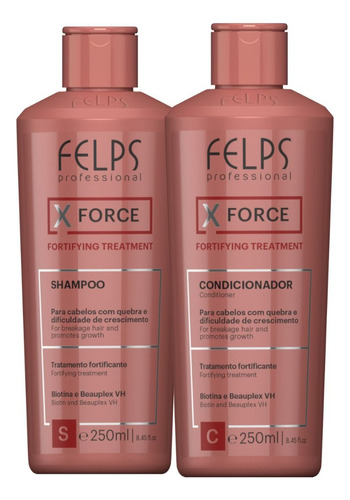 Xforce Kit Shampoo E Condicionador Felps - 2x250ml