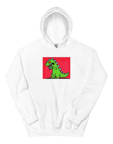 Sudadera Dibujo Reptar. Cuadro Rojo. Dinosaurio. Rugrats