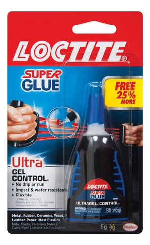 Loctite Ultra Gel Control Super Glue 5g Americano Original