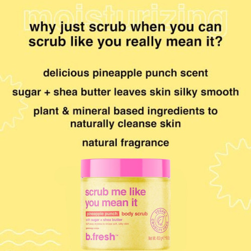 Esfoliante Corporal B.fresh Scrub Me Like You Mean It Pineap