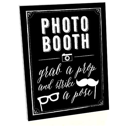 Punto Grande De La Felicidad Photo Booth Sign - Impreso En M