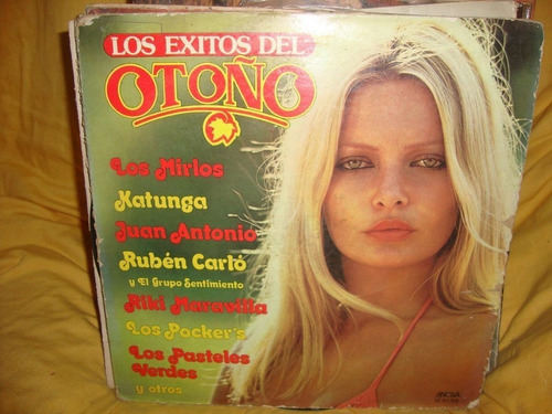 Vinilo Los Exitos Del Otoño Pocker S Pasteles Verdes Juan C3