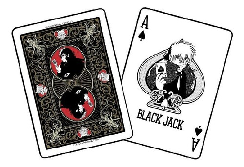 Baraja Bicycle Blackjack Osamu Tezuka De Japón Negro Japonés