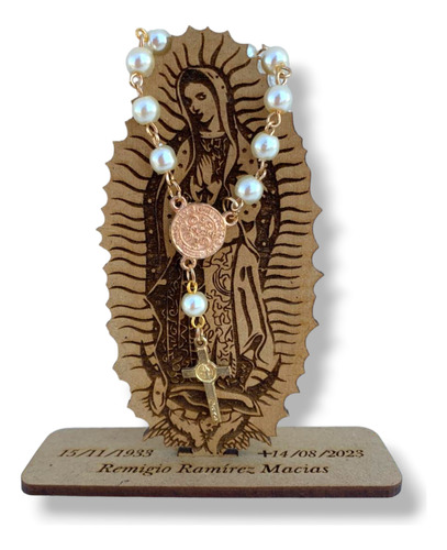 Recuerdos De Bautizo De Mdf Virgen María 15 Cm (40 Piezas)