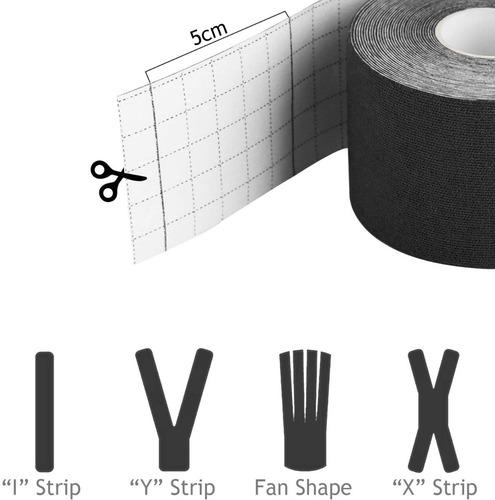 Imagen 7 de 8 de Cinta Kinesiologica Vendaje Neuromuscular Tape Kinesiotape