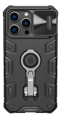 Funda Nillkin Camshield Armor Pro para iPhone 14 Pro Max Color Negro
