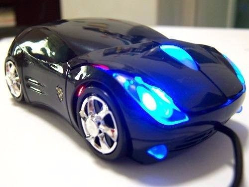 Mouse Optico 3d En Forma De Carro