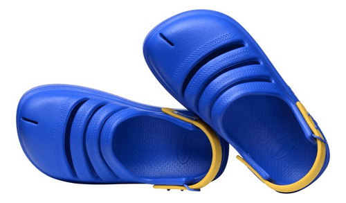 Havaianas Infantil Kids Clog Fc Azul Amarillo Oro