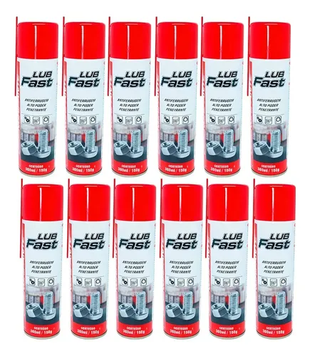 Kit Desengripante Spray 300ml 12 Unidades Te0001161 Lub Fast - foto 1