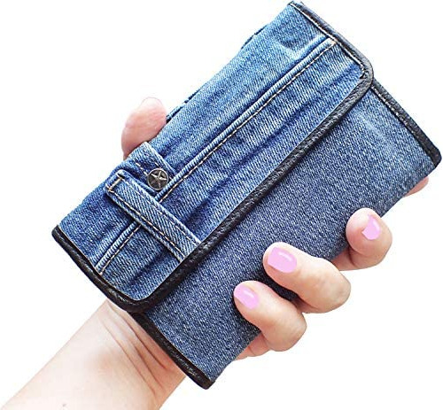 Portarjetero Bijoux De Ja, Diseño De Billetes, Con Ventana,
