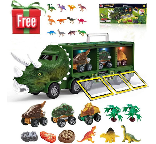 Set De Carrito De Almacenamiento De Dinosaurios Para Niños C