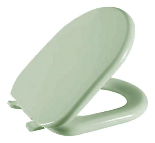 Jarrón acolchado Greca Green Water Belize con asiento de inodoro