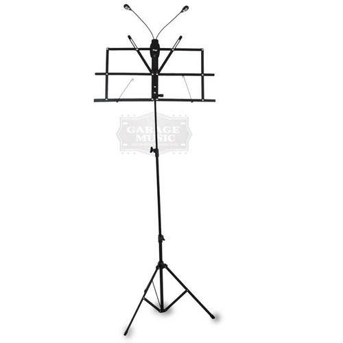 Atril De Partituras Plegable En 3 Tramos Luz Led Garantia