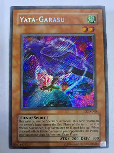 Yata Garasu Lod-000 Unlimited Secret Rare Yugioh 