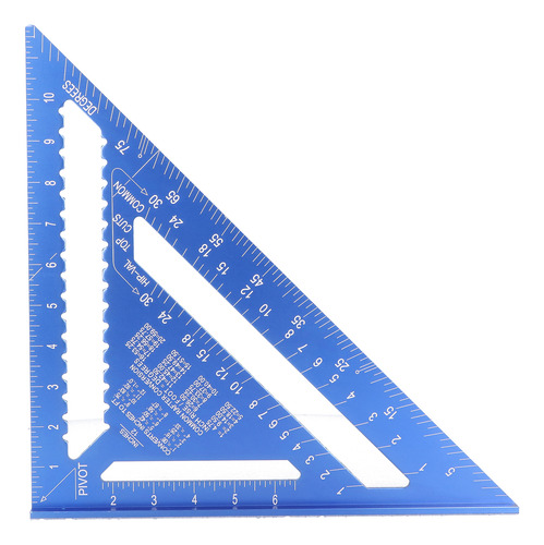 Regla Transportadora Triangular, Ángulo Cuadrado, 12 Pulgada