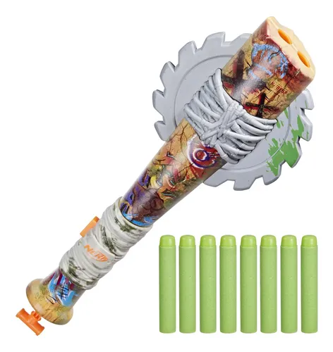 Dart Blaster Nerf Zombie Strikeout Com 8 Dardos Nerf Elite 8