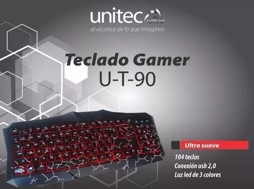 Teclado Gamer Retroiluminado Unitec Ut90