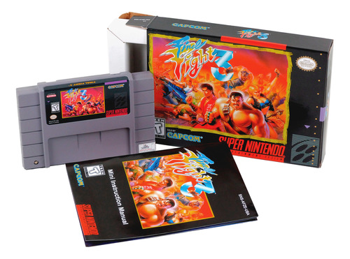 Final Fight 3 Super Nintendo Snes Completo