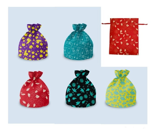 Bolsa Non Woven Para Regalo  36pcs(27x35cm) Surtido C/cordón