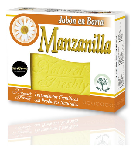 Jabón En Barra Manzanilla Natural Freshl - g