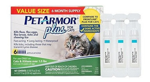 Petarmor Plus Prevencion De Pulgas Y Garrapatas Para Gatos C