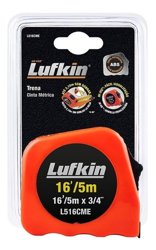 Trena Lufkin 5m/3/4  C/tr.l516 Lja. 1un C186520