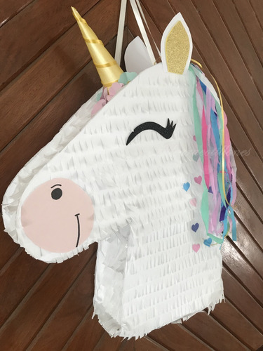 Piñata Unicornio. Infantil. Cumpleaños. Allegracotillones.