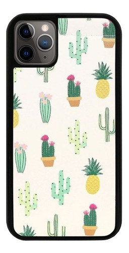 Funda Uso Rudo Tpu Para iPhone Cactus Plantas Macetas Varios