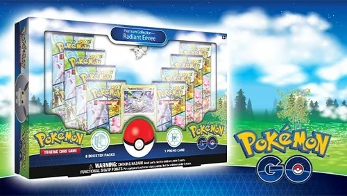 Código Para Resgatar Box Eevee Radiante Coleção Pokemon Go Pokemon TCG