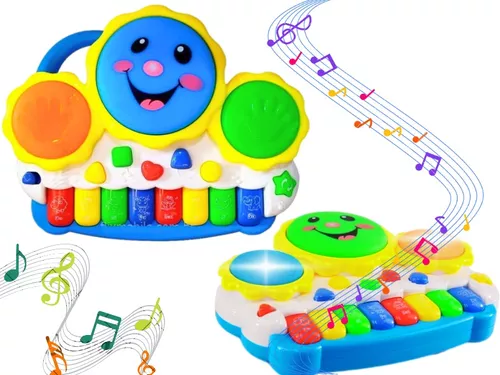 Teclado Piano Musical Infantil BABY Fazendinha Iaiao C/ LUZ