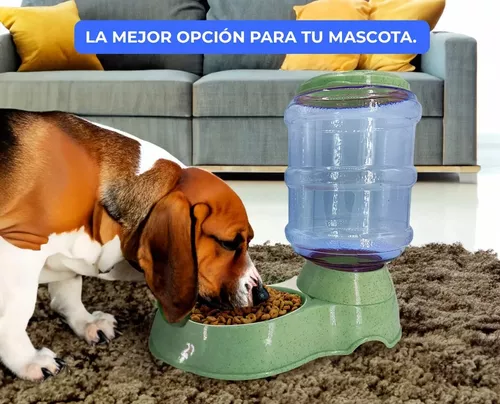 Dispensador Agua Automático Gatos/perros 3.5l X 2 Piezas Dispensador Comida  Agua Perros (bebedero+comedero)