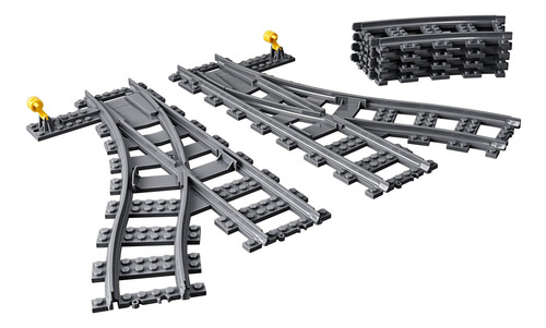 Lego City Trains Switch Tracks 60238 Para Mayores De 5 Años