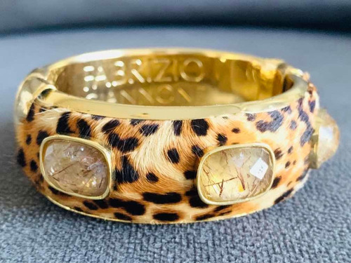 Pulseiras Jóia Fabrizio Giannone Onça, Cobra E Várias Couro
