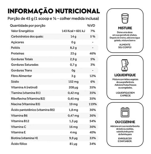 One Nutrition Protein Açaí Banana 15 sobres de 45 g Puravida