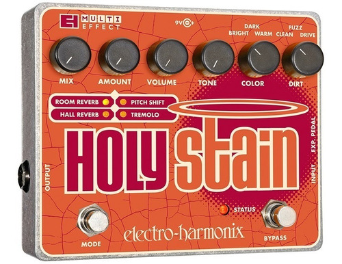 Pedal Electro Harmonix Holy Stain Distortion Reverb Pitch Tr