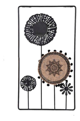 Adorno De Pared Cuadro Decorativo Diseño Bohemio 25x45cm