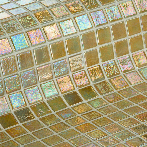 Mosaico Vidrio Piscina Iris Arena 2,5x2x5 Europeo Caja=2mts²