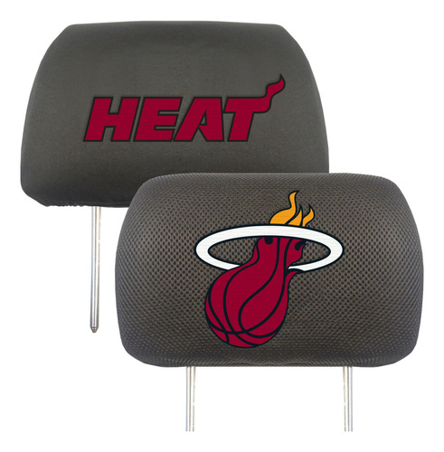 Fanmats  Miami Heat - Juego De Fundas Para Reposacabezas Bo.