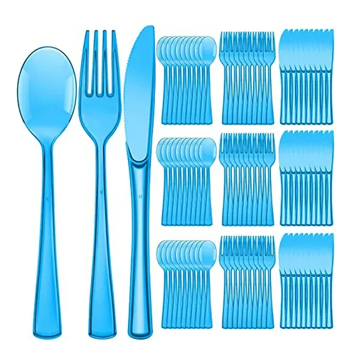 Set De Cubiertos Desechables 150 Piezas - Plástico Resistent