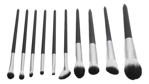 Set De 10 Brochas Para Maquillaje, Corrector En Polvo Y Somb
