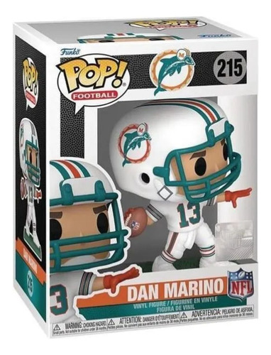 Funko Pop! Football: Nfl Miami Dolphins - Dan Marino #215